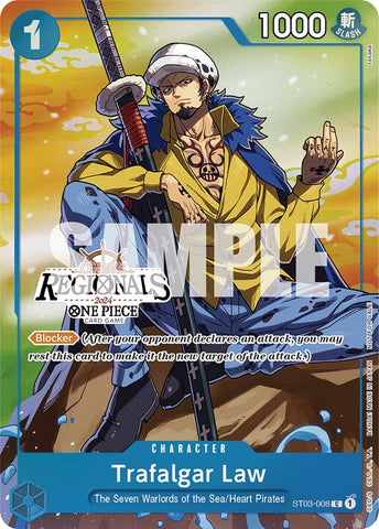 Trafalgar Law (Offline Regional 2024 Vol. 2) [Participant] [One Piece Promotion Cards]