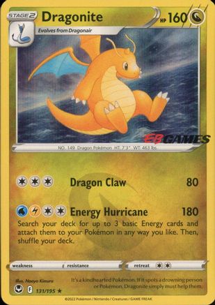 Dragonite (131/195) (EB Games Exclusive) [Miscellaneous Cards]