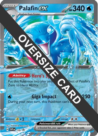 Palafin ex (126) (Jumbo Card) [Scarlet & Violet: Black Star Promos]