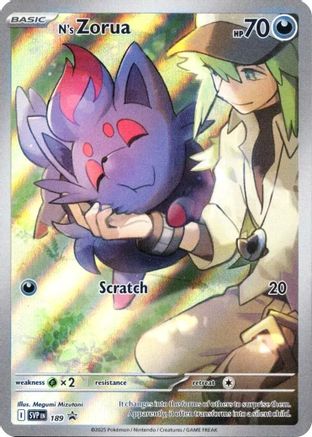 N's Zorua - SVP189 189 - SV Scarlet & Violet Promo Cards Holofoil
