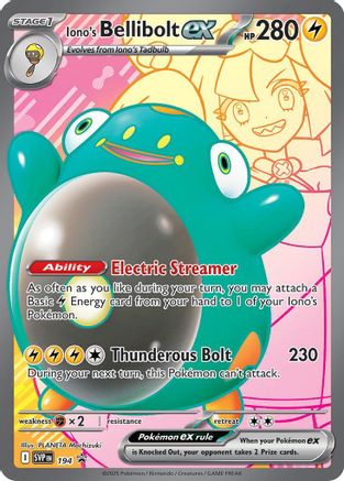 Iono's Bellibolt ex - 194 194 - SV Scarlet & Violet Promo Cards Holofoil