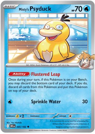 Misty's Psyduck 045/182 - SV10 Destined Rivals