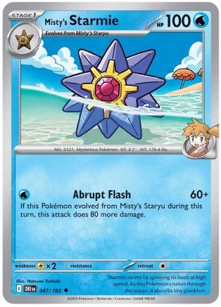 Misty's Starmie 047/182 - SV10 Destined Rivals Reverse Holofoil