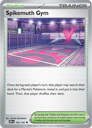 Spikemuth Gym 169/182 - SV10 Destined Rivals Reverse Holofoil