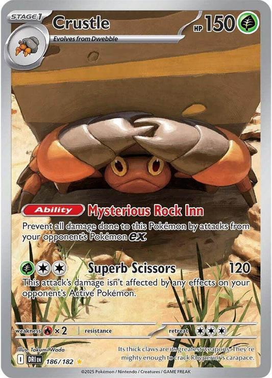 Crustle - 186/182 - SV10 Destined Rivals Holofoil