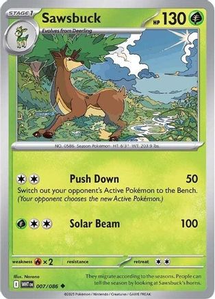 Sawsbuck 7 - SV White Flare