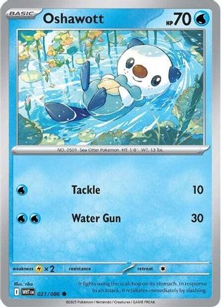 Oshawott 021/086 21 - SV White Flare