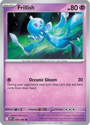 Frillish 044/086 44 - SV White Flare Reverse Holofoil
