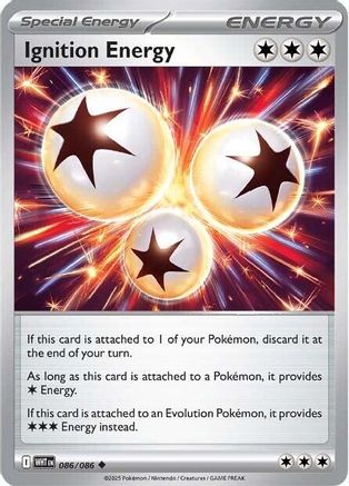 Ignition Energy 086/086 - SV White Flare Reverse Holofoil