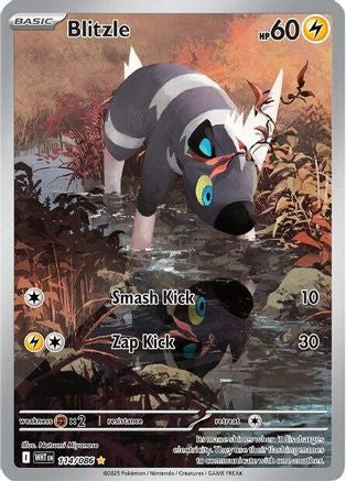 Blitzle - 114/086 114 - SV White Flare Holofoil