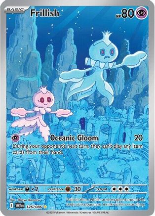 Frillish - 126/086 126 - SV White Flare Holofoil
