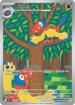 Archen - 131/086 - SV White Flare Holofoil