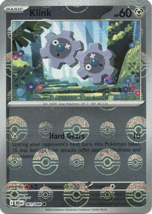 Klink (Poke Ball Pattern) 061/086 - SV Black Bolt Holofoil