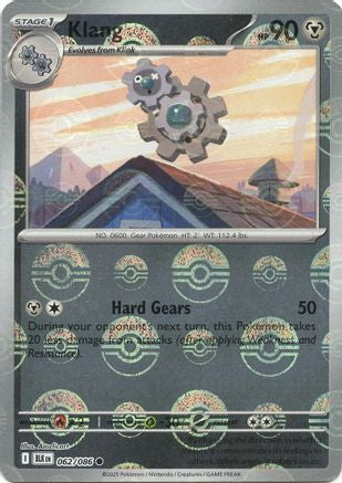 Klang (Poke Ball Pattern) 062/086 - SV Black Bolt Holofoil
