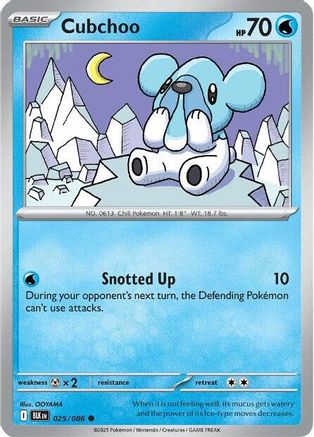 Cubchoo 025/086 - SV Black Bolt