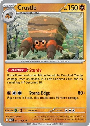 Crustle 052/086 52 - SV Black Bolt