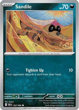 Sandile 057/086 - SV Black Bolt