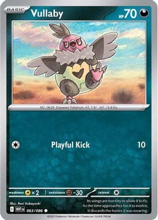 Vullaby 63/086 - SV White Flare Reverse Holofoil