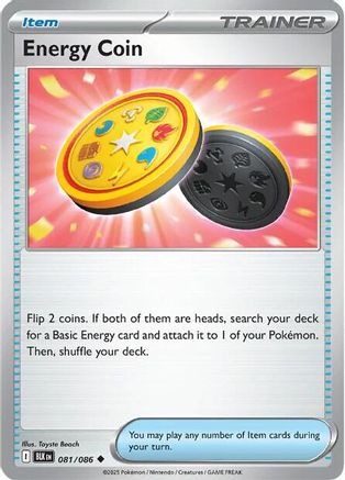 Energy Coin 081/086 - SV Black Bolt Reverse Holofoil