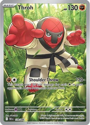 Throh - 128/086 128 - SV Black Bolt Holofoil