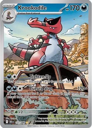 Krookodile - 137/086 137 - SV Black Bolt Holofoil