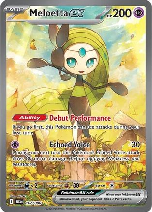Meloetta ex - 167/086 - SV Black Bolt Holofoil