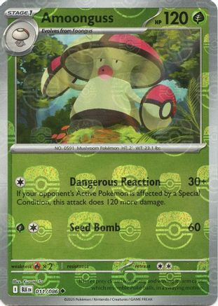 Amoonguss (Master Ball Pattern) 011/086 - SV Black Bolt Holofoil