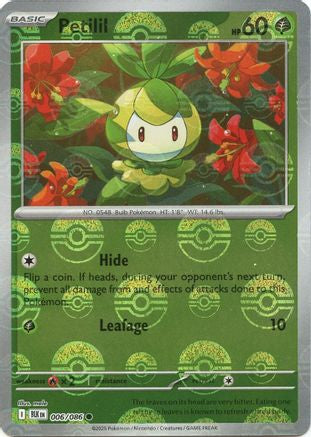 Petilil (Poke Ball Pattern) 006/086 - SV Black Bolt Holofoil