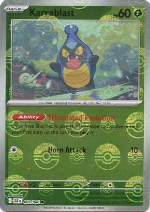 Karrablast (Poke Ball Pattern) 009/086 - SV Black Bolt Holofoil