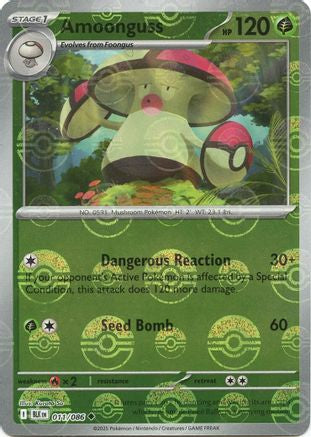 Amoonguss (Poke Ball Pattern) 011/086 - SV Black Bolt Holofoil