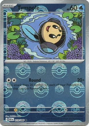 Tympole (Poke Ball Pattern) 019/086 - SV Black Bolt Holofoil