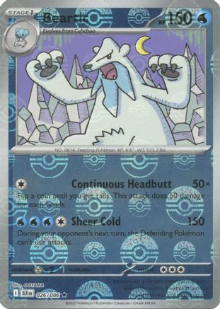 Beartic (Poke Ball Pattern) 026/086 - SV Black Bolt Holofoil