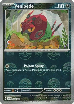 Venipede (Poke Ball Pattern) 054/086 - SV Black Bolt Holofoil