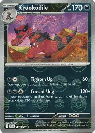 Krookodile (Poke Ball Pattern) 059/086 - SV Black Bolt Holofoil
