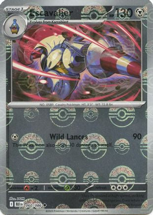 Escavalier (Poke Ball Pattern) 060/086 - SV Black Bolt Holofoil