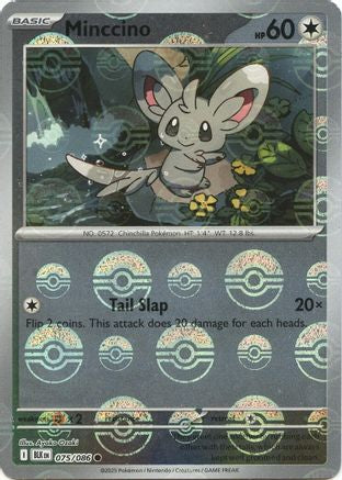 Minccino (Poke Ball Pattern) 075/086 - SV Black Bolt Holofoil