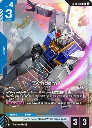 Gundam (GD01-001) (GD01-001) - Newtype Rising Holofoil