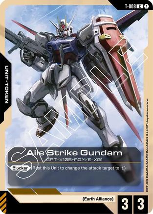 Aile Strike Gundam (T-008) Token (T-008) - Newtype Rising
