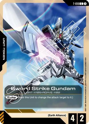Sword Strike Gundam (T-010) Token (T-010) - Newtype Rising