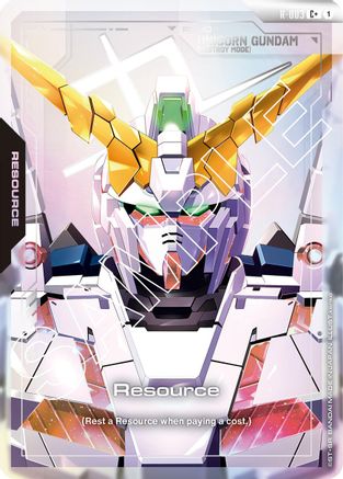 Resource (R-003) (C+) (R-003) - Newtype Rising Holofoil