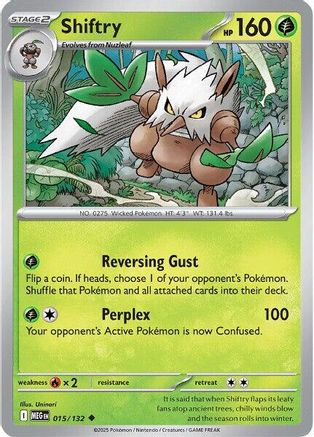 Shiftry 015/132 - ME01 Mega Evolution