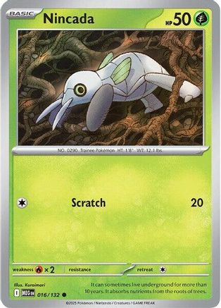 Nincada 016/132 - ME01 Mega Evolution