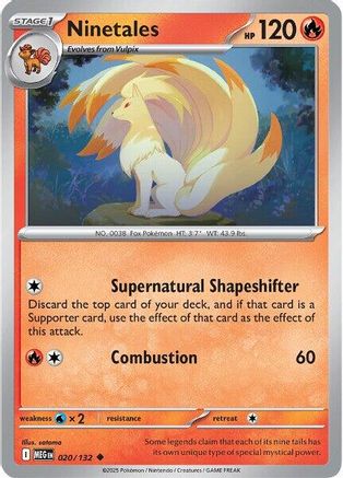 Ninetales 20/132 - ME01 Mega Evolution
