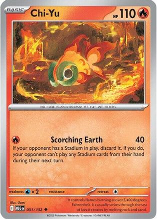Chi-Yu 031/132- ME01 Mega Evolution
