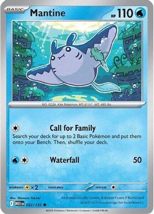 Mantine 032/132 - ME01 Mega Evolution