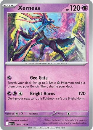 Xerneas 064/132 - ME01 Mega Evolution Holofoil