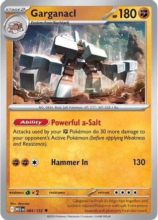 Garganacl - 084/132 - ME01 Mega Evolution