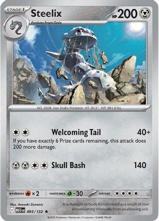 Steelix - 093/132 - ME01 Mega Evolution Reverse Holofoil