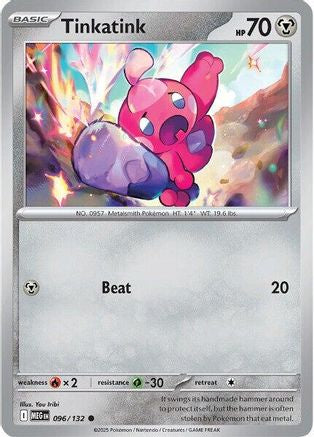 Tinkatink 096/132 - ME01 Mega Evolution Reverse Holofoil