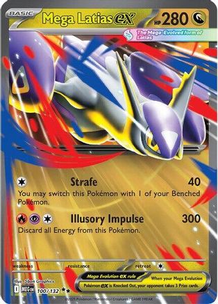 Mega Latias ex - 100/132 - ME01 Mega Evolution Holofoil